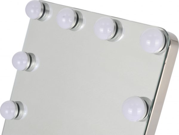 GMM2001 High Quality Nickel LED Hollywood Makeup Mirror - Image 2