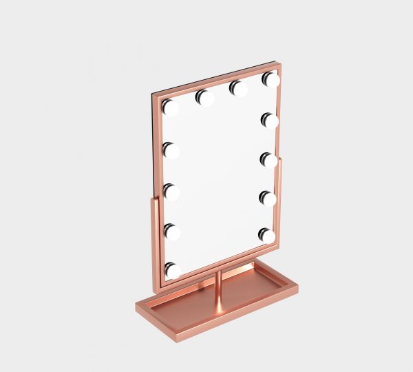 GMH1505 12 Bulbs Rotation Tabletop LED Lighted Hollywood Mirror - Image 2