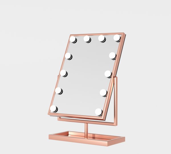 GMH1505 12 Bulbs Rotation Tabletop LED Lighted Hollywood Mirror - Image 7