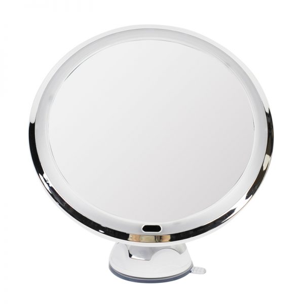 360 Degree Rotating Adjustable Arm Lighted Suction Cup 10X Magnifying Makeup Mirror GMX1405 - Image 2
