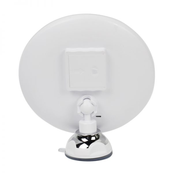 360 Degree Rotating Adjustable Arm Lighted Suction Cup 10X Magnifying Makeup Mirror GMX1405 - Image 5