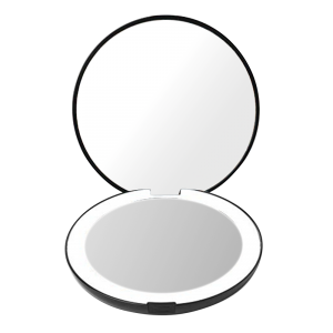 LED Lighted Travel 3.5 inch Illuminated, Folding Makeup Mirror